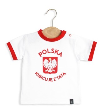 T-SHIRT KOSZULKA KIBICA POLSKI nadruk 104 PREZENT
