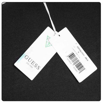 GUESS T-Shirt M2YI32 J1311 Czarny Slim Fit