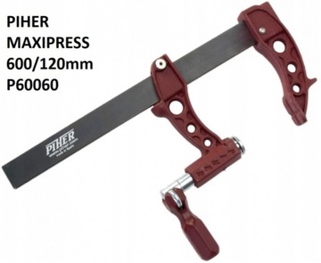 PIHER ścisk ślusarski MAXIPRESS F P60060 600/120MM