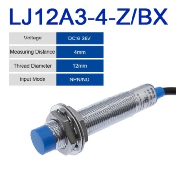 Индуктивный датчик M12 NPN NO 4 мм 6–36 В постоянного тока LJ12A3-4-Z/BX