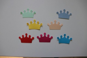 бумажный декор для декора, корона 20 шт.