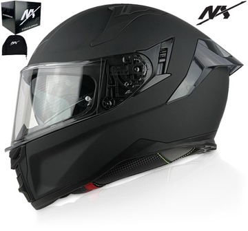 KASK MOTOCYKLOWY NX SPEED PINLOCK INTERKOM READY Z BLENDĄ r.XL