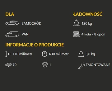 Тележка для перевозки шин и колес Lokhen нормального размера