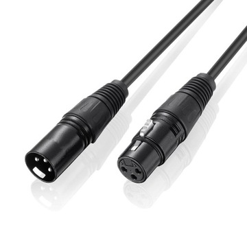 5 микрофонных кабелей XLR с 3-контактным разъемом XLR «папа»