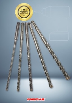 WERHE Сверла по бетону SDS + 6,8,10,12,14х210 мм