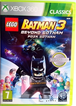 LEGO BATMAN 3 PL - JAK NOWA - POLSKA INSTRUKCJA - GRA DLA DZIECI PO POLSKU