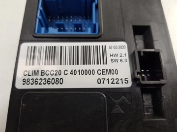 OPEL CORSA F 2020 ŘÍZENÍ I SOUČÁSTKY ELEKTRICKÉ