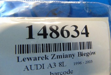 AUDI A3 8L 1.9DCI 6 ŘAZENÍ ZVEDÁK PÁKY