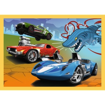 Пазл Trefl 4в1 Hot Wheels Vehicles