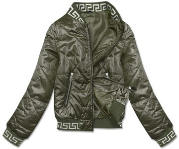 KURTKA DAMSKA STÓJKA B8123 KHAKI XL (42)