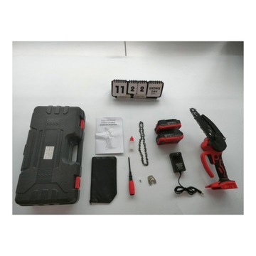 АККУМУЛЯТОРНАЯ ЦЕПНАЯ ПИЛА БЕСЩЕТОЧНЫЙ ДВИГАТЕЛЬ 2x АККУМУЛЯТОРНАЯ БАТАРЕЯ