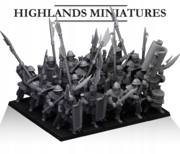 Gallia Men at Arms x20 - Highlands Miniatures