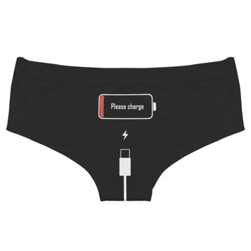 MAJTKI DAMSKIE Please Charge ME Proszę NAŁADUJ rXL