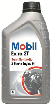 Olej 2T MOBIL EXTRA -półsyntetyk 1l /do silników dwusuwów/