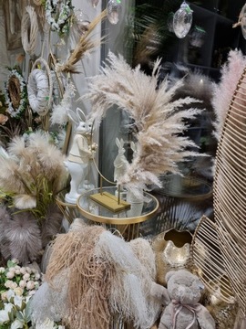 ВЕНОК НА ОСНОВЕ БОХО ВЕНОК ПАМПАССНАЯ ТРАВА