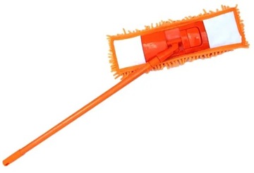 ПЛОСКАЯ ШВАБРА С ТЕЛЕСКОПИЧЕСКОЙ РУЧКОЙ И КРЫШКОЙ ИЗ МИКРОФИБРЫ