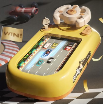 ГОНОЧНАЯ ИГРА ИНТЕРАКТИВНЫЙ РУЛЬ ГОВОРЯЩИЙ P