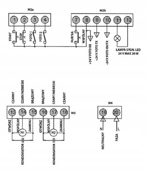 БЛОК УПРАВЛЕНИЯ с радиоприемником для распашных ворот Q60A PROTECO