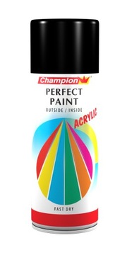 CHAMPION CZARNY POŁYSK RAL 9005 -400ML