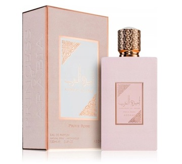 Asdaaf Ameerat Al Arab Prive Rose piękne różane kobiece + 2 Próbki Gratis