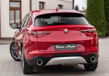 Alfa Romeo Stelvio SUV 2.2 Diesel 180KM 2017 Alfa Romeo Stelvio 2.2JTD 180KM Ledy Navi Camera Skora Full Serwis ASO No, zdjęcie 7