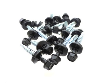 WKRĘTY FARMERY 4,8x20mm 250szt ARVEX RAL 9005