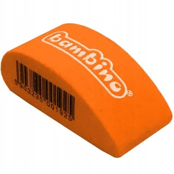 Gumka do ścierania BAMBINO - POMARAŃCZOWA