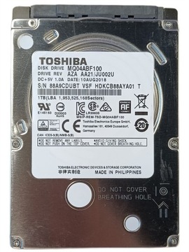 DYSK TWARDY HDD TOSHIBA 1TB 2,5