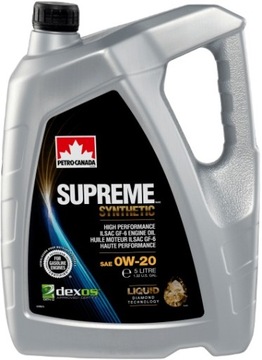 PETRO-CANADA SUPREME SYTNHETIC 0W-20 DEXOS 5L