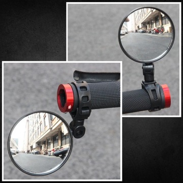 ВЕЛОСИПЕДНОЕ ЗЕРКАЛО ДЛЯ РУЛЯ С РЫЧАГОМ, ОБРАТНАЯ ВЫПУКЛАЯ 360