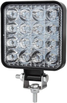 LAMPA 16 LED HALOGEN ROBOCZY SZPERACZ 48W 12V 24V