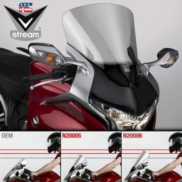 TnoT Szyba turystyczna Honda VFR1200 (10-13)