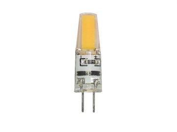 ŻARÓWKA LED G4 2W 12V COB silikon CIEPŁA mocna