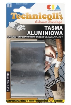 TAŚMA ALUMINIOWA DO WYDECHÓW TECHNICQLL 1,2/50mm
