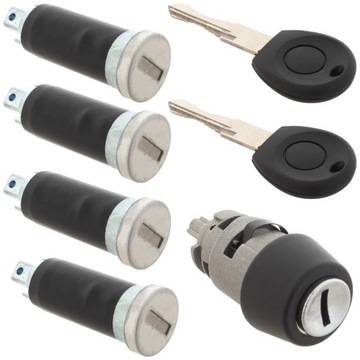 4x WKŁADKA DRZWI + STACYJKA do VW TRANSPORTER IV T4