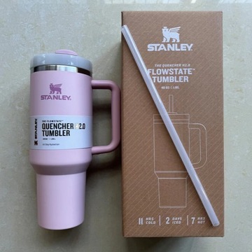 Stanley Cup 40oz Water Bottles Thermos Bottle Drinkware Tumbler Thermal