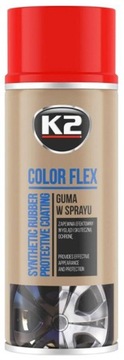 K2 FLEX GUMA W SPRAYU COLOR CZERWONY 400 ML