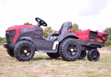 АККУМУЛЯТОРНЫЙ ТРАКТОР С ПРИЦЕПОМ, МЯГКИЕ КОЛЕСА, МЯГКОЕ СИДЕНИЕ BDM0925