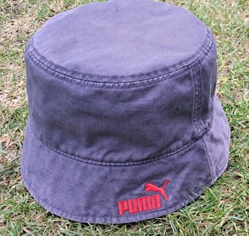 Puma czapka letnia kapelusz bucket hat dwustronny orange/popiel 61 cm