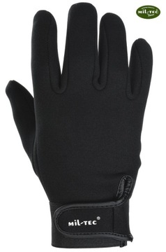 НЕОПРЕНОВЫЕ ветрозащитные перчатки Mil-Tec Black L
