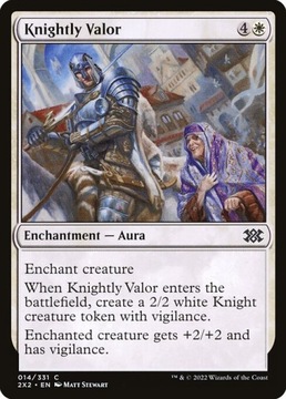 MtG: Knightly Valor (2X2) *foil*