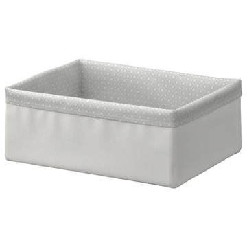 BAXNA Organizer - szary/biały 20x26x10 cm