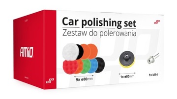 ZESTAW GĄBEK DO POLEROWANIA LAKIERU + PASTA K2 CUT
