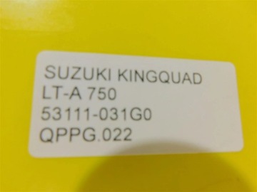 PLASTIK PRZÓD OWIEWKA SUZUKI LT-A 750 KINGQUAD 53111-031G0