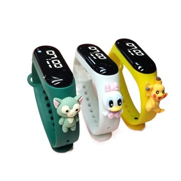 ЭЛЕКТРОННЫЕ СВЕТОДИОДНЫЕ ЧАСЫ ДЛЯ ДЕТЕЙ СМАРТБАНД LILO STICH СВЕТОДИОДНЫЙ БРАЛЕТ