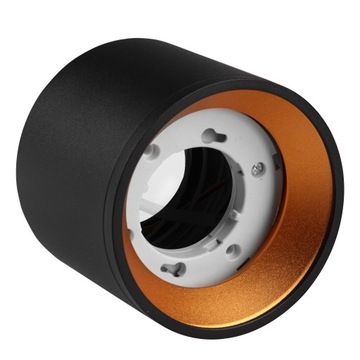 НАКЛАДНОЙ СВЕТОДИОДНЫЙ ПОТОЛОЧНЫЙ СВЕТИЛЬНИК GOLDA GX53 ЧЕРНОЕ ЗОЛОТО IP20