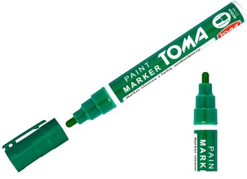 Marker olejowy olejny TOMA TO-440 2,5mm Zielony