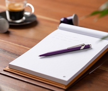 Шариковая ручка CARAN D'ACHE 849 Nespresso Arpeggio M, фиолетовая