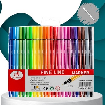 НАБОР РУЧОК NICEKIDS COLOR FINISH, 24 ЦВЕТА