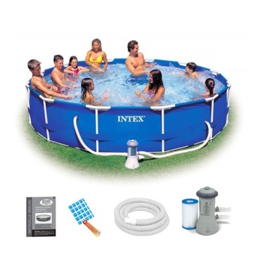 BASEN STELAŻOWY 305 x 76 10w1 Z POMPĄ INTEX 28202